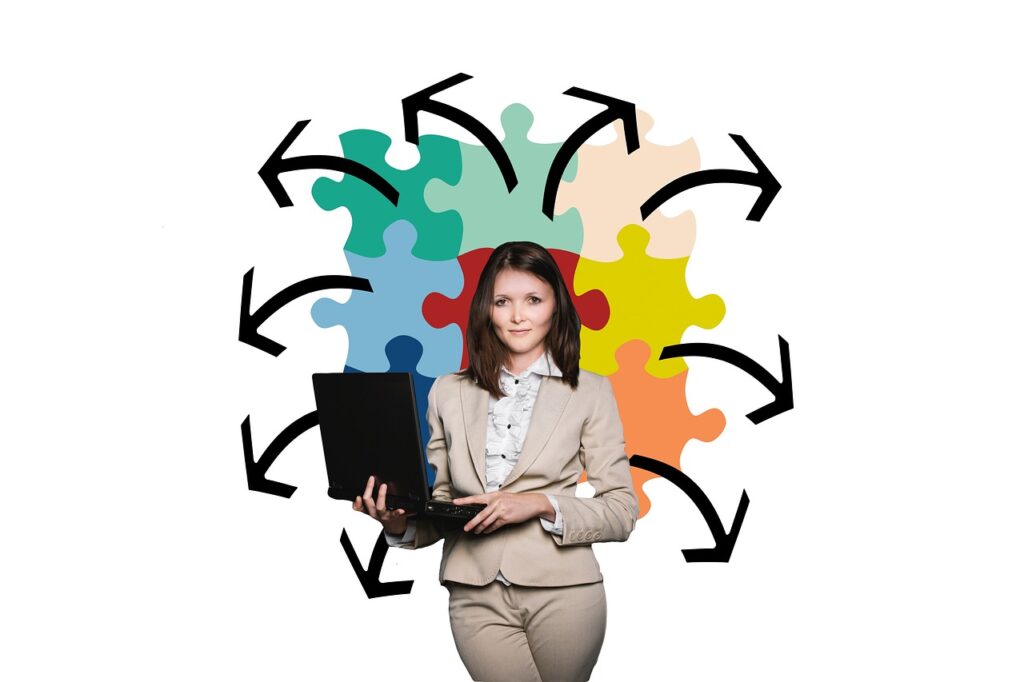 businesswoman, business, puzzle-2822601.jpg